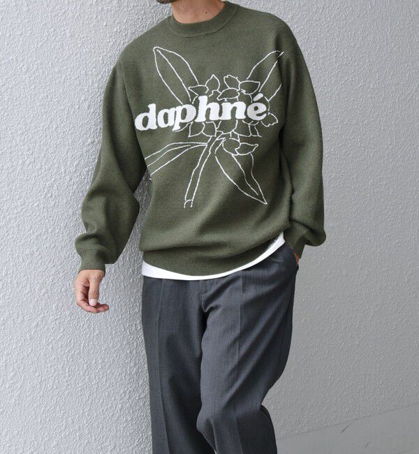 SHIPS any「SHIPS any: 〈手洗い可能〉フラワー ダブルジャガード プルオーバー ニット◇」|ニット・セーター|