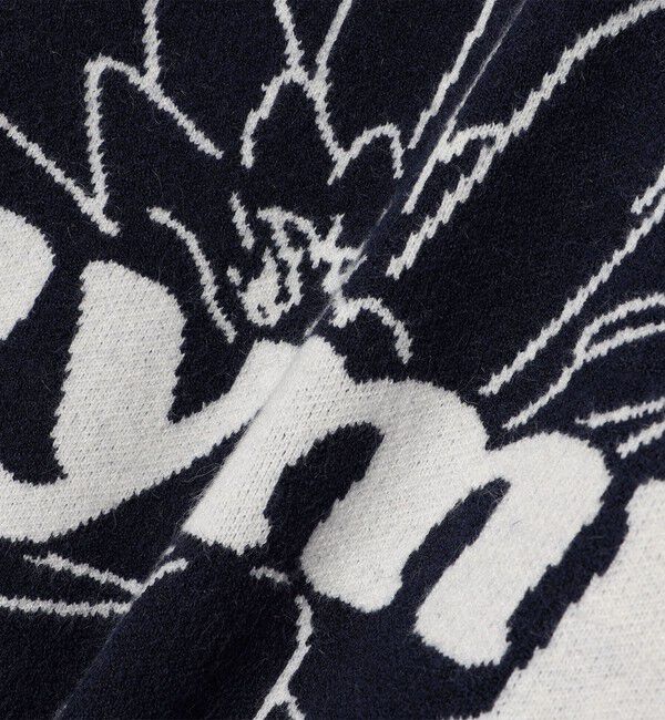 SHIPS any「SHIPS any: 〈手洗い可能〉フラワー ダブルジャガード プルオーバー ニット◇」|ニット・セーター|