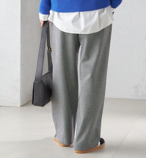 SHIPS for women「〈手洗い可能〉両面起毛 ドロスト パンツ」|その他|