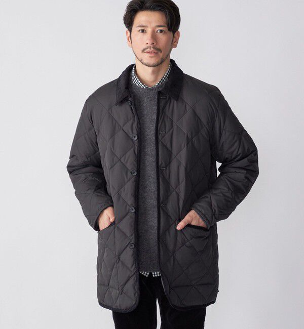 SHIPS「【SHIPS別注】TAION:〈手洗い可能〉ダウン キルティング ジャケット 25FW」|ダウン|ブラック