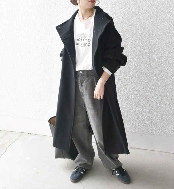 SHIPS any「SHIPS any: ノンミュールジングウール スタンドネック ロング コート」|その他|