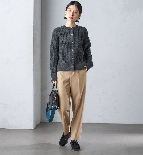 SHIPS for women「〈手洗い可能〉裏起毛 スリム テーパード パンツ」|その他|