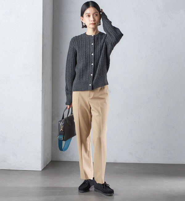 SHIPS for women「〈手洗い可能〉裏起毛 スリム テーパード パンツ」|その他|