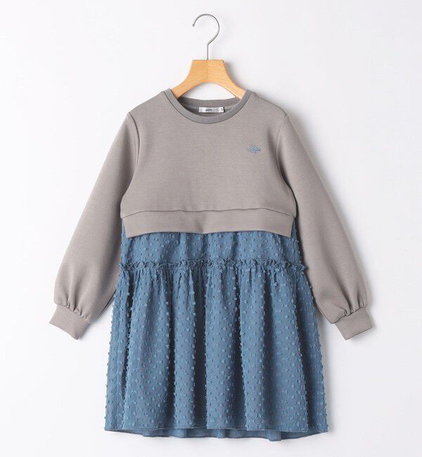 SHIPS KIDS「SHIPS KIDS:100～130cm / ドッキング ワンピース」|ワンピース|ブルー