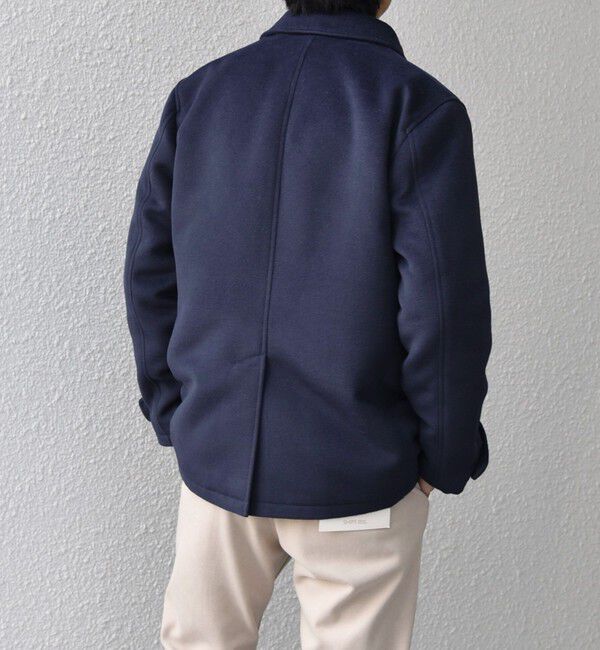 SHIPS any「SHIPS any: ウォーム メルトン シングル Pコート◇」|ピーコート|