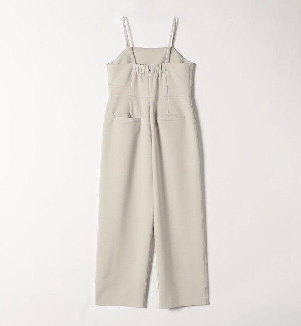 quaranciel「quaranciel:〈洗濯機可能〉ダブルクロス テーパード サロペット（セットアップ対応）」|オールインワン|