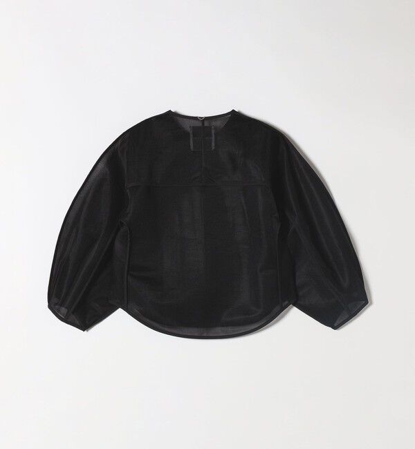 quaranciel「quaranciel:〈手洗い可能〉シアー ドルマン ブルゾン ジャケット」|ノーカラージャケット|
