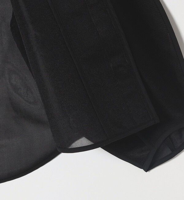 quaranciel「quaranciel:〈手洗い可能〉シアー ドルマン ブルゾン ジャケット」|ノーカラージャケット|