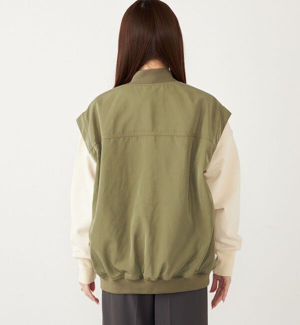 SHIPS Colors 「SHIPS Colors:〈手洗い可能〉2WAY MA-1」|ブルゾン・スタジャン|