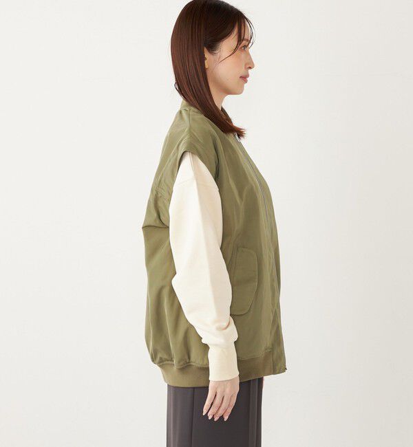 SHIPS Colors 「SHIPS Colors:〈手洗い可能〉2WAY MA-1」|ブルゾン・スタジャン|