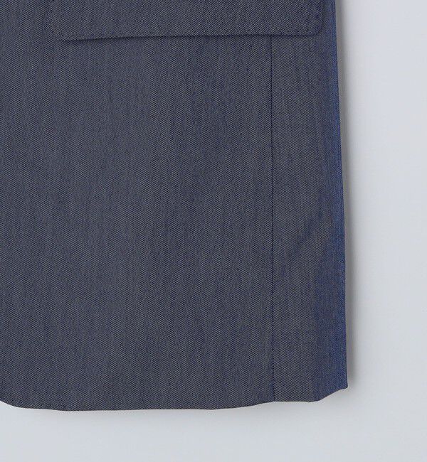 SHIPS Colors 「SHIPS Colors:〈洗濯機可能〉デニム ライク ジャケット(セットアップ対応可能)」|テーラードジャケット|