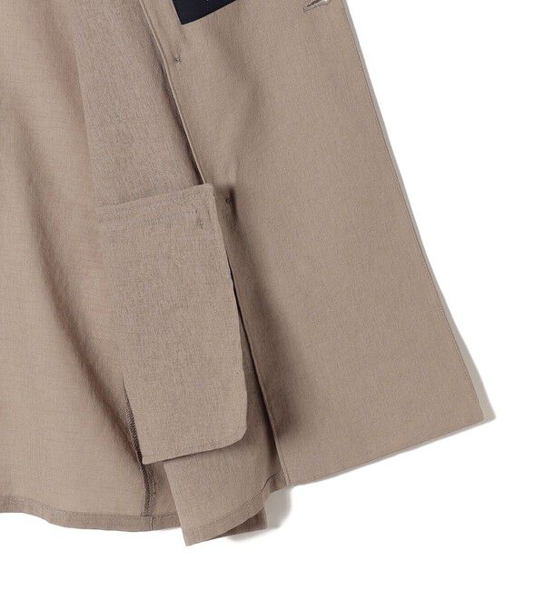 SHIPS Colors 「《一部追加予約》SHIPS Colors:〈手洗い可能〉シアー リネンライク ダブルジャケット◆」|テーラードジャケット|