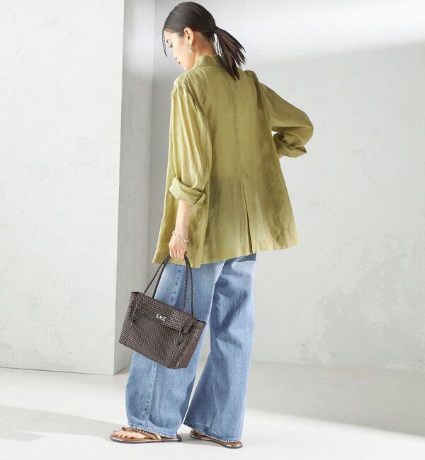 SHIPS for women「〈手洗い可能〉ラミー 4 シアー ジャケット」|テーラードジャケット|