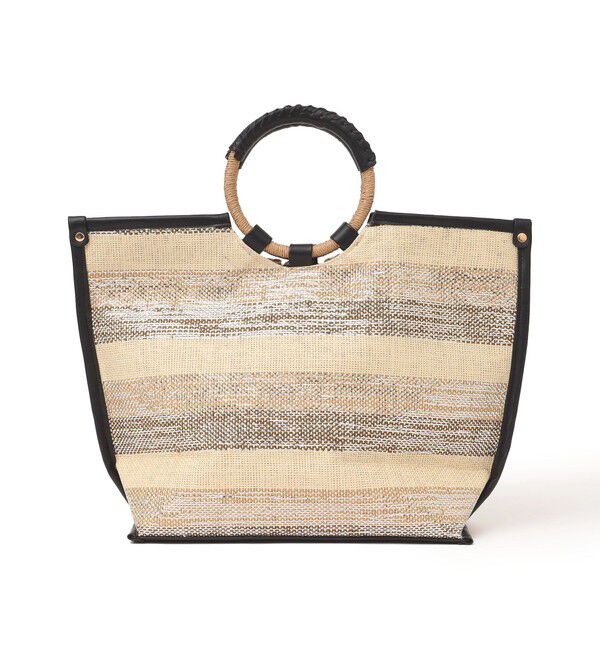 SHIPS any「SHIPS any: マルチボーダー クロシェ ペーパー トート バッグ」|トートバッグ|