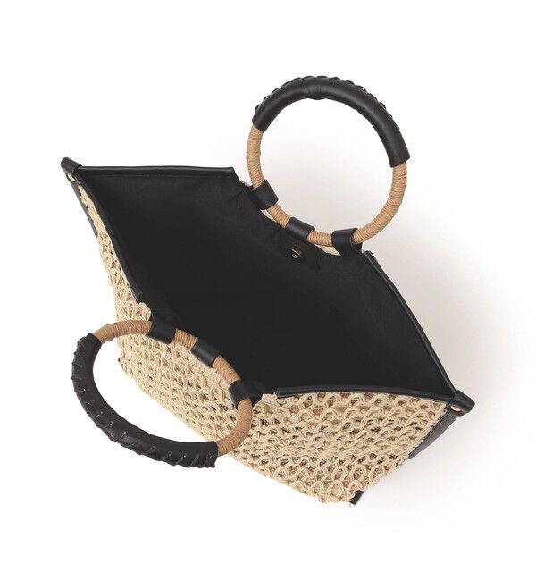 SHIPS any「SHIPS any: マルチボーダー クロシェ ペーパー トート バッグ」|トートバッグ|