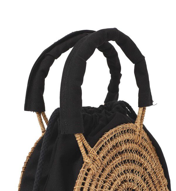 SHIPS any「TARANGO: ハーフ ラウンド カゴ バッグ」|かごバッグ|