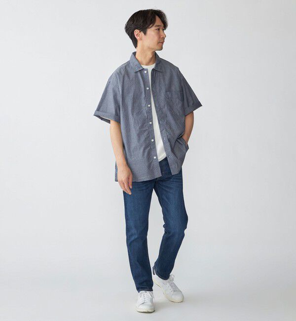 SHIPS「SHIPS: レギュラーカラー ベーシック ウィークエンド 半袖 シャツ」|シャツ・ブラウス|