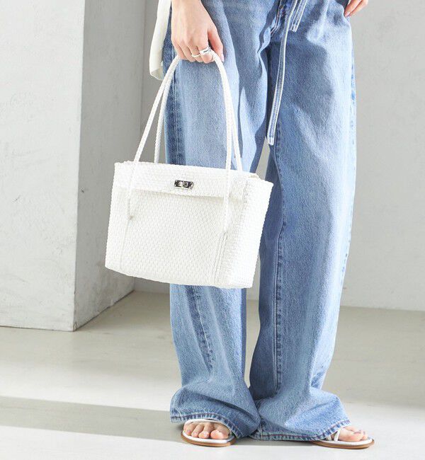 SHIPS for women「【SHIPS別注】Diminutivo:フタ付き メルカドバッグ」|かごバッグ|