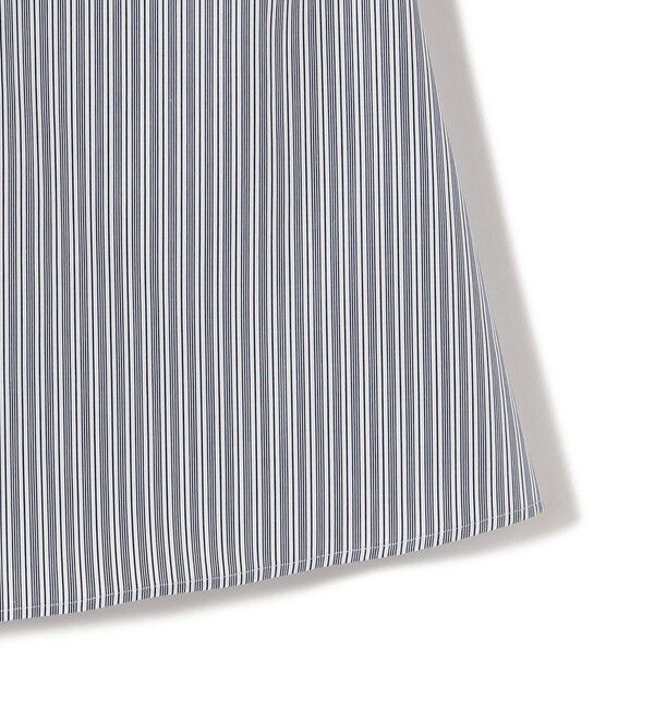 SHIPS for women「〈手洗い可能〉ストライプ フロント ポケット フレア スカート」|スカート|