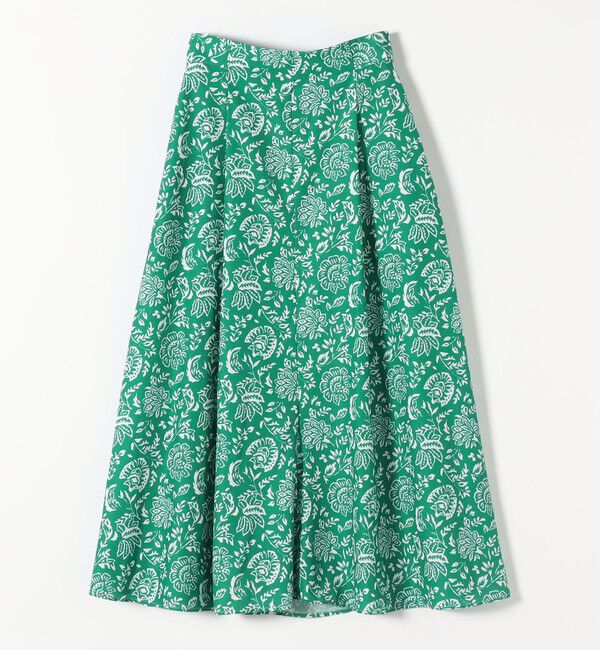 quaranciel「quaranciel:〈洗濯機可能〉フラワー プリント マーメイド ロング スカート」|スカート|