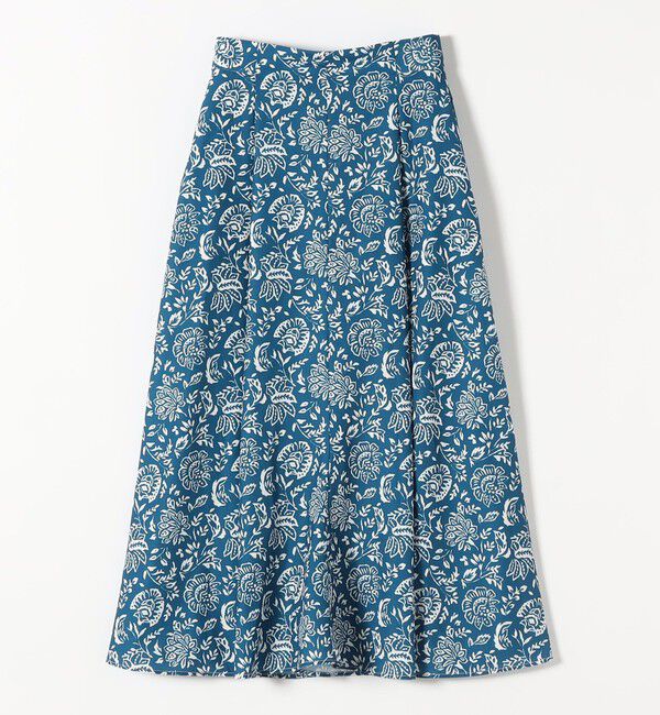 quaranciel「quaranciel:〈洗濯機可能〉フラワー プリント マーメイド ロング スカート」|スカート|