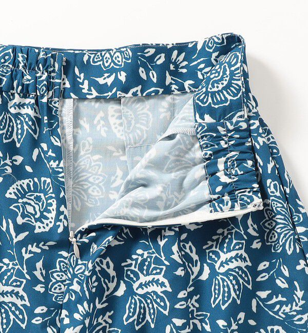 quaranciel「quaranciel:〈洗濯機可能〉フラワー プリント マーメイド ロング スカート」|スカート|