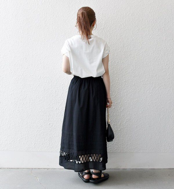 SHIPS any「SHIPS any:〈手洗い可能〉ロープ デザイン ギャザー フレア スカート」|スカート|