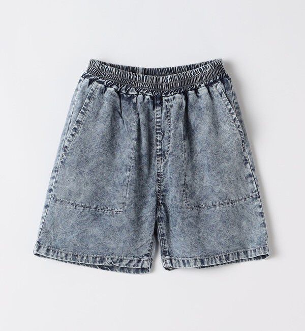 SHIPS Colors 「SHIPS Colors:〈接触冷感・洗濯機可能〉クールタッチ デニム ショーツ(90～140cm)」|デニム|