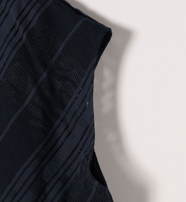 SHIPS any「SHIPS any:〈洗濯機可能〉シアー チェック ティアード ペプラム 2WAY ブラウス」|シャツ・ブラウス|