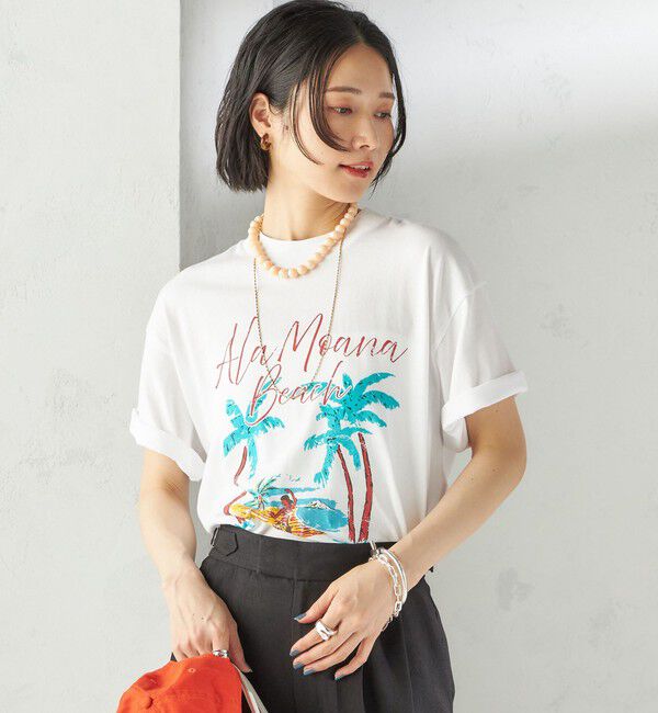 SHIPS for women「【SHIPS別注】TENNESSEE:イージー ショート スリーブ TEE」|Tシャツ・カットソー|