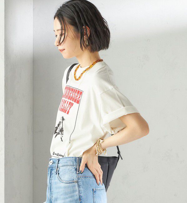 SHIPS for women「【SHIPS別注】TENNESSEE:イージー ショート スリーブ TEE」|Tシャツ・カットソー|