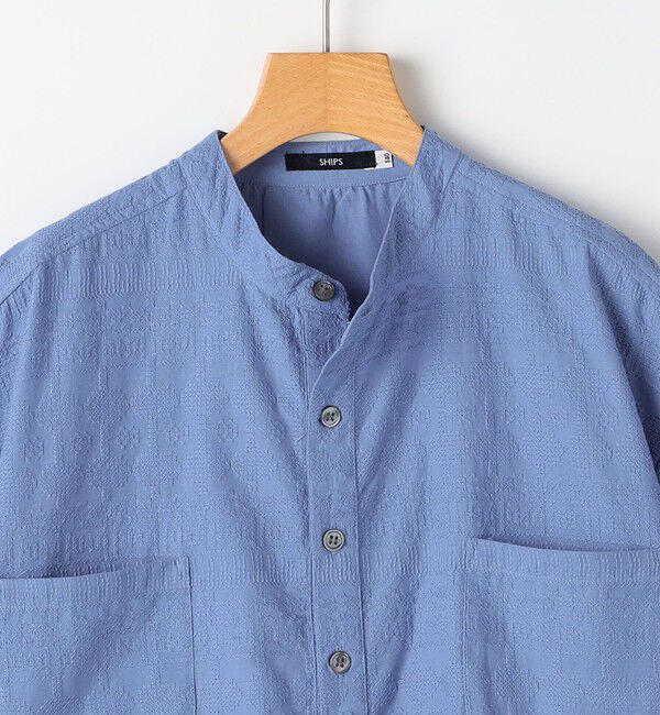 SHIPS KIDS「SHIPS KIDS:140～160cm /エンブロイダリー シャツ」|シャツ・ブラウス|