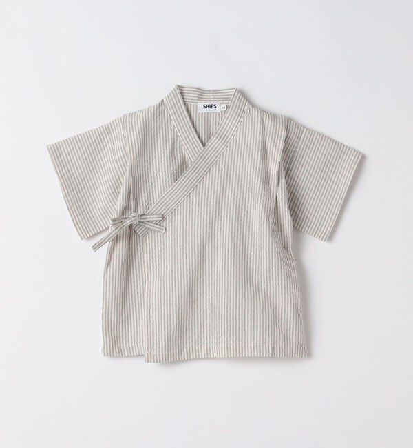 SHIPS Colors 「SHIPS Colors: 90～130cm /〈洗濯機可能〉甚平 ストライプ」|その他|