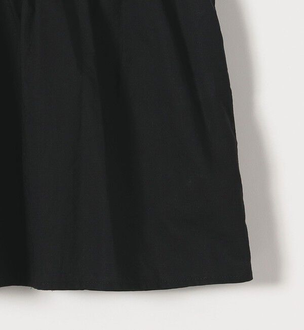 quaranciel「quaranciel:〈手洗い可能〉コットンボイル シアー ギャザー バンドカラー シャツ ブラウス」|シャツ・ブラウス|