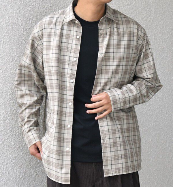 SHIPS any「SHIPS any:〈洗濯機可能〉LIM BLESS チェック レギュラーカラー シャツ◇」|シャツ・ブラウス|