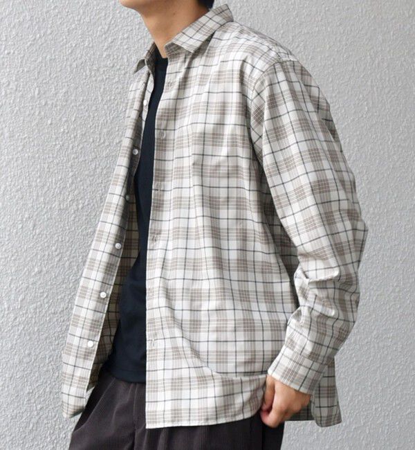 SHIPS any「SHIPS any:〈洗濯機可能〉LIM BLESS チェック レギュラーカラー シャツ◇」|シャツ・ブラウス|