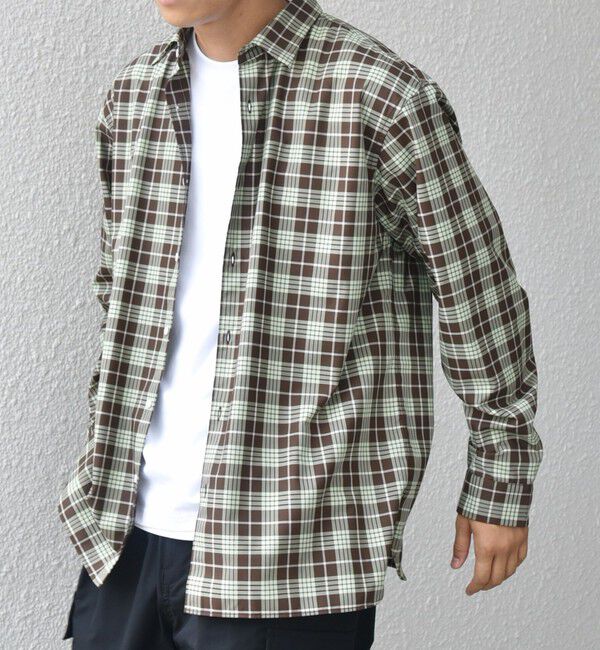 SHIPS any「SHIPS any:〈洗濯機可能〉LIM BLESS チェック レギュラーカラー シャツ◇」|シャツ・ブラウス|