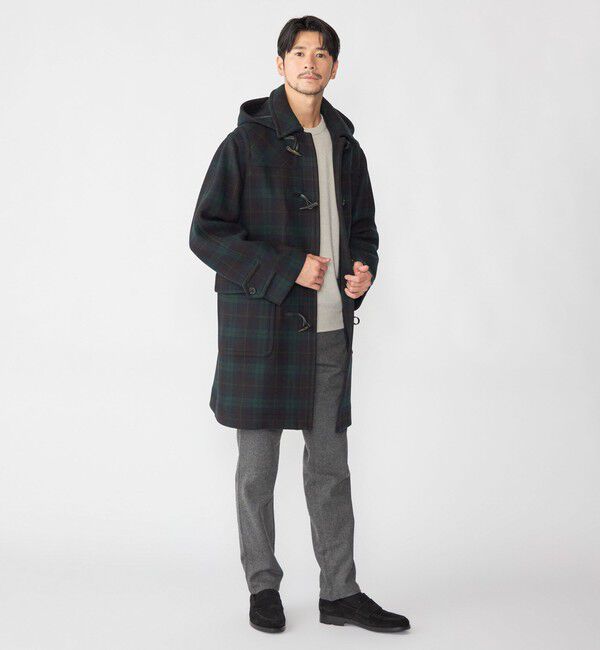 SHIPS「SHIPS: SHIPSタータン ダッフルコート」|ダッフルコート|