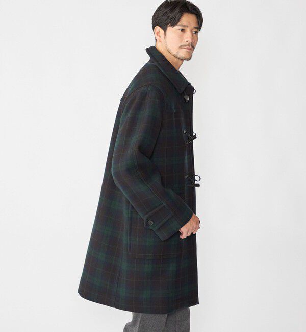 SHIPS「SHIPS: SHIPSタータン ダッフルコート」|ダッフルコート|