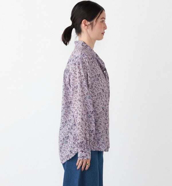 SHIPS Colors 「SHIPS Colors:〈手洗い可能〉MULHOUSE ボウタイ ブラウス◇」|シャツ・ブラウス|