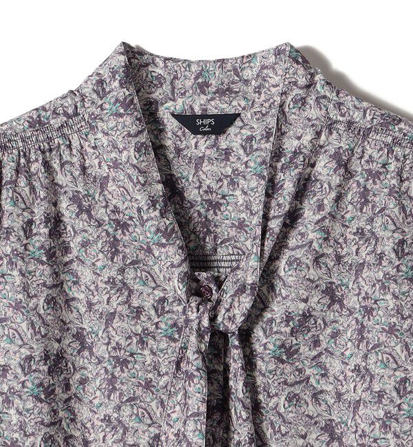 SHIPS Colors 「SHIPS Colors:〈手洗い可能〉MULHOUSE ボウタイ ブラウス◇」|シャツ・ブラウス|