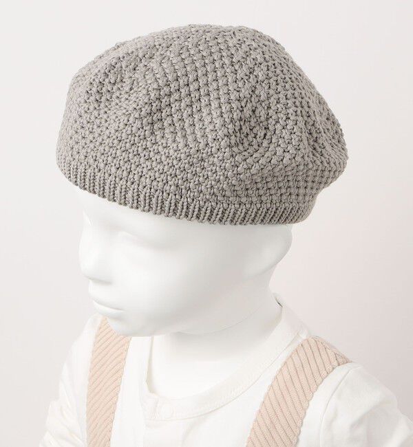 SHIPS KIDS「SHIPS KIDS:ベビー ニット ベレー帽」|ハンチング・ベレー帽|