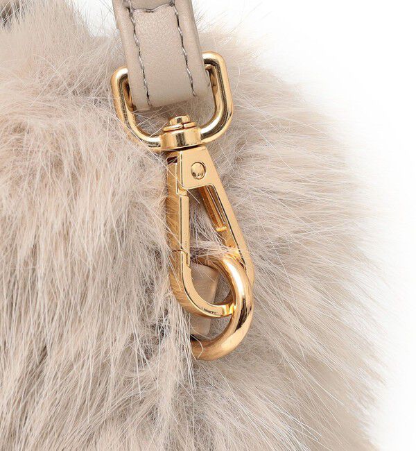 SHIPS any「SHIPS any: 2WAY フェイクファー ギャザー ショルダー バッグ」|ショルダー・メッセンジャー|