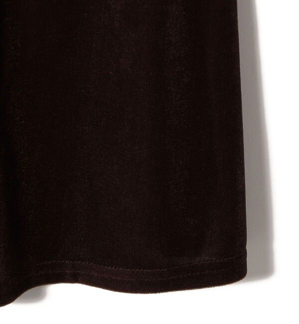 SHIPS Colors 「SHIPS Colors:〈手洗い可能〉ポリエステルベロア キャミ ワンピース」|ワンピース|