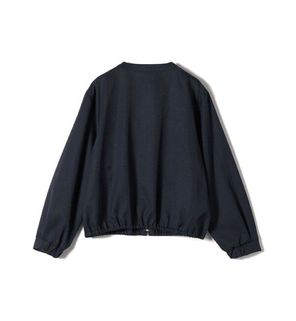 SHIPS Colors 「SHIPS Colors:〈手洗い可能〉ツイル ノーカラー ジップブルゾン」|ブルゾン・スタジャン|