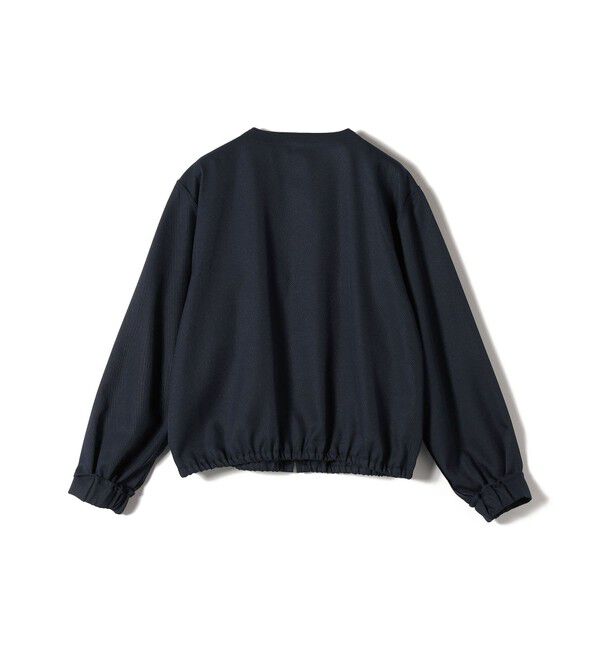 SHIPS Colors 「SHIPS Colors:〈手洗い可能〉ツイル ノーカラー ジップブルゾン」|ブルゾン・スタジャン|