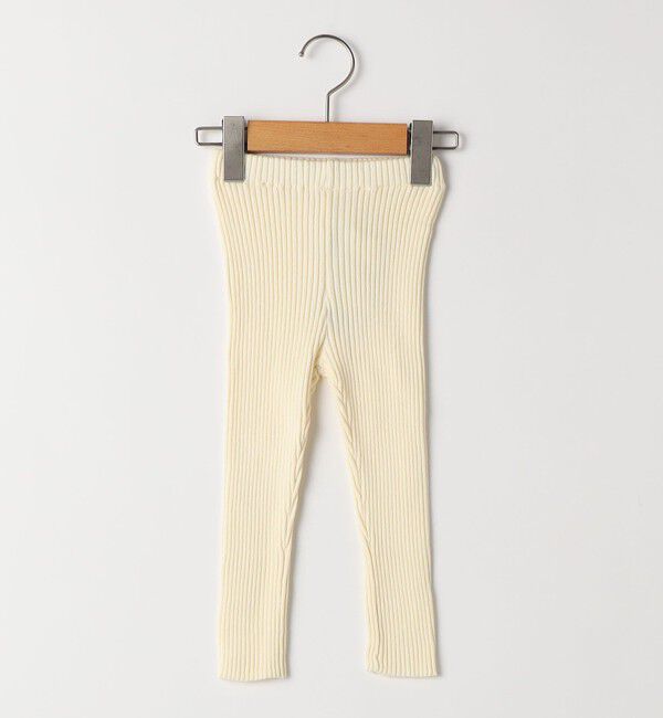 SHIPS KIDS「SHIPS KIDS:80～90cm /〈手洗い可能〉リブ レギンス パンツ」|レギンス・スパッツ|ストーン