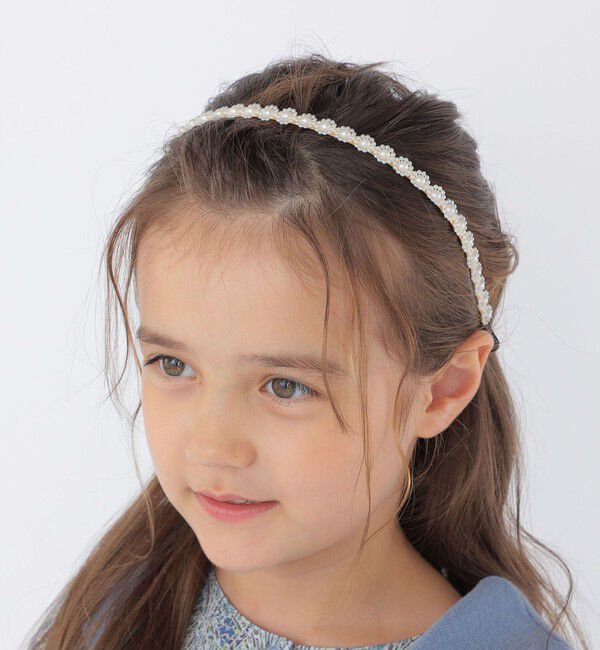 SHIPS KIDS「SHIPS KIDS: パール モチーフ カチューシャ」|カチューシャ|