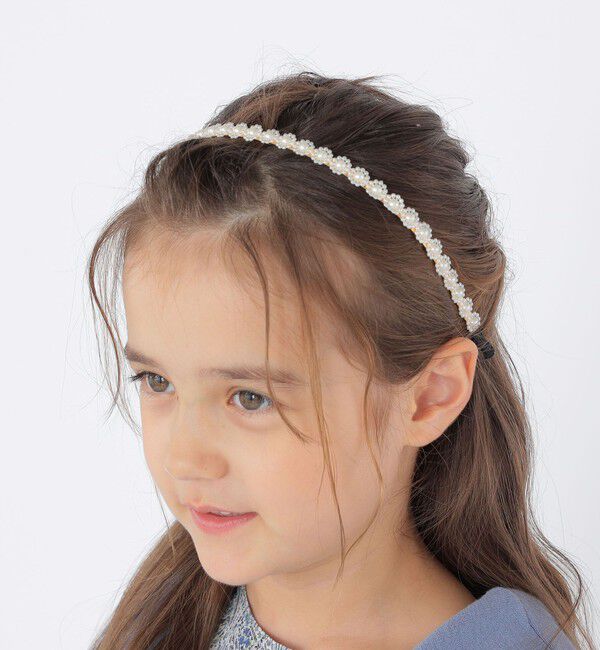 SHIPS KIDS「SHIPS KIDS: パール モチーフ カチューシャ」|カチューシャ|
