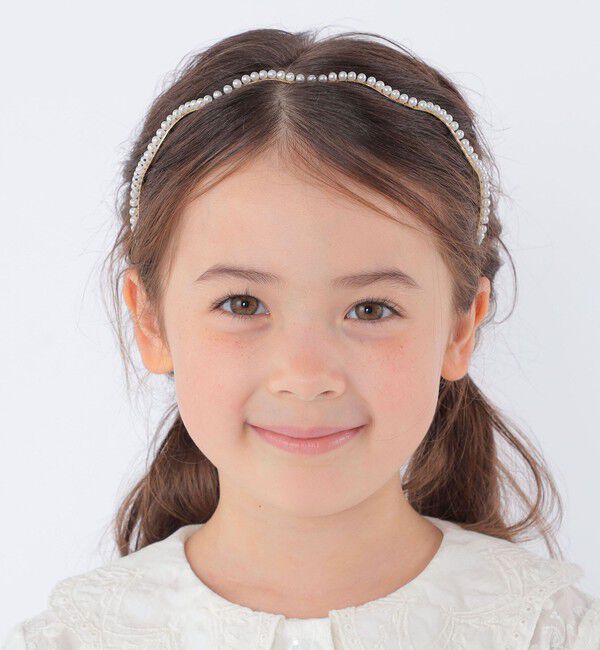 SHIPS KIDS「SHIPS KIDS: パール モチーフ カチューシャ」|カチューシャ|